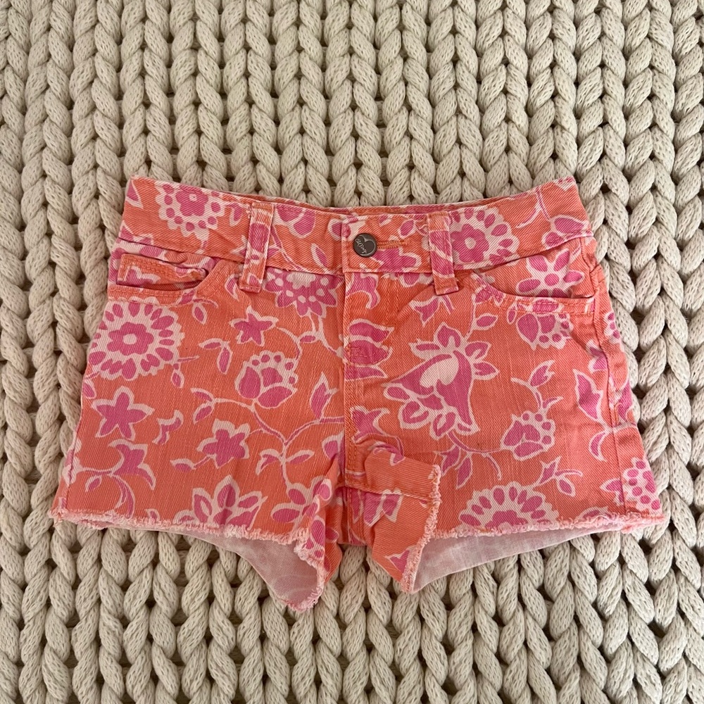 Old Navy Kids Floral Pink Shorts